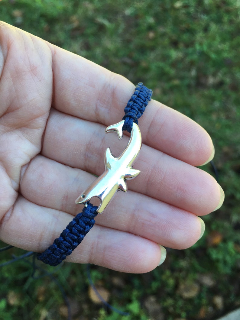 Shark Bracelet Fish Jewelry Friendship Bracelet Nautical Etsy