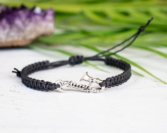 Saxophone Bracelet, Music Gift, Saxophone Gift, Music Jewelry, Charm Bracelet, Band Bracelet, Instrument Bracelet