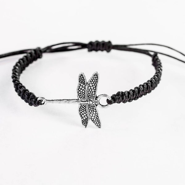 Dragonfly Bracelet, Inspirational Jewelry, Christmas Gift, Gift for Women, Insect Jewelry, Dragonfly lovers