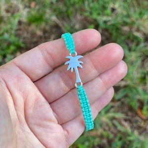 Palm Tree Bracelet, Tree Jewelry, Nature, Vacation Jewelry, Beach Jewelry, Florida, California, Gift for Her, Gardening Gift image 4