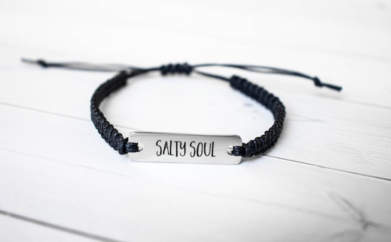 SALTY SOUL Bracelet Love Jewelry Inspiration Gift Unique | Etsy