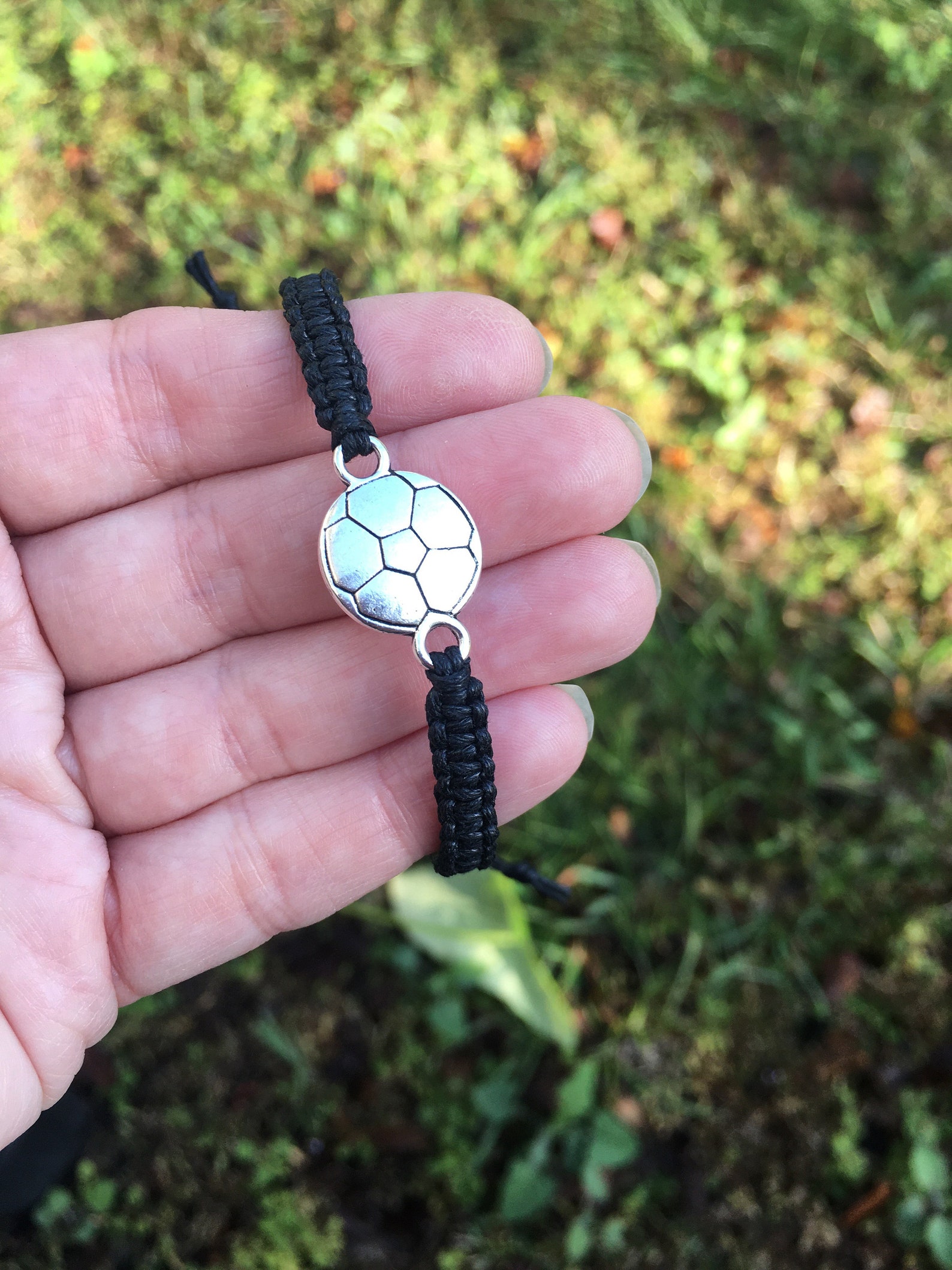 Soccer Bracelet Friendship Ball Sports Jewelry Mans Bracelet Etsy