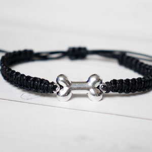 Dog Bone Bracelet Dog Jewelry, Gift for Women or Men, Animal Jewelry, Pet Bracelet