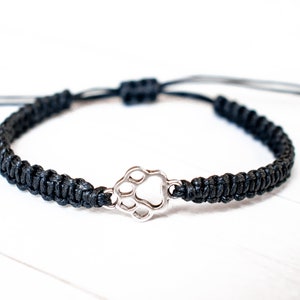 Paw Print Bracelet Dog Cat Jewelry Gift for Women or Men - Etsy