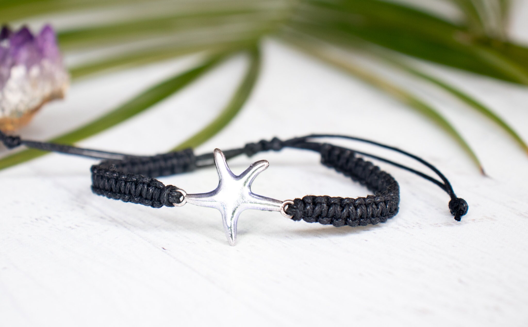Starfish Bracelet, Nautical Jewelry, Sealife Bracelet, Surfer Bracelet, Deep Sea, Beach Jewelry
