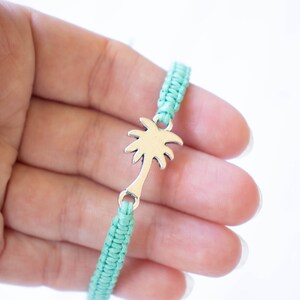 Palm Tree Bracelet, Tree Jewelry, Nature, Vacation Jewelry, Beach Jewelry, Florida, California, Gift for Her, Gardening Gift image 3