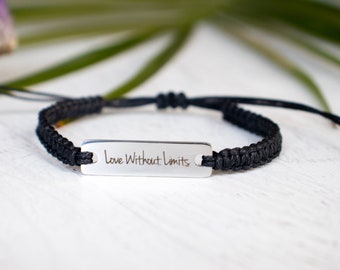 Love without Limits Bracelet, Valentines Bracelet, Love Jewelry, Girlfriend Gift, Boyfriend Gift, Gift for her, Gift for him