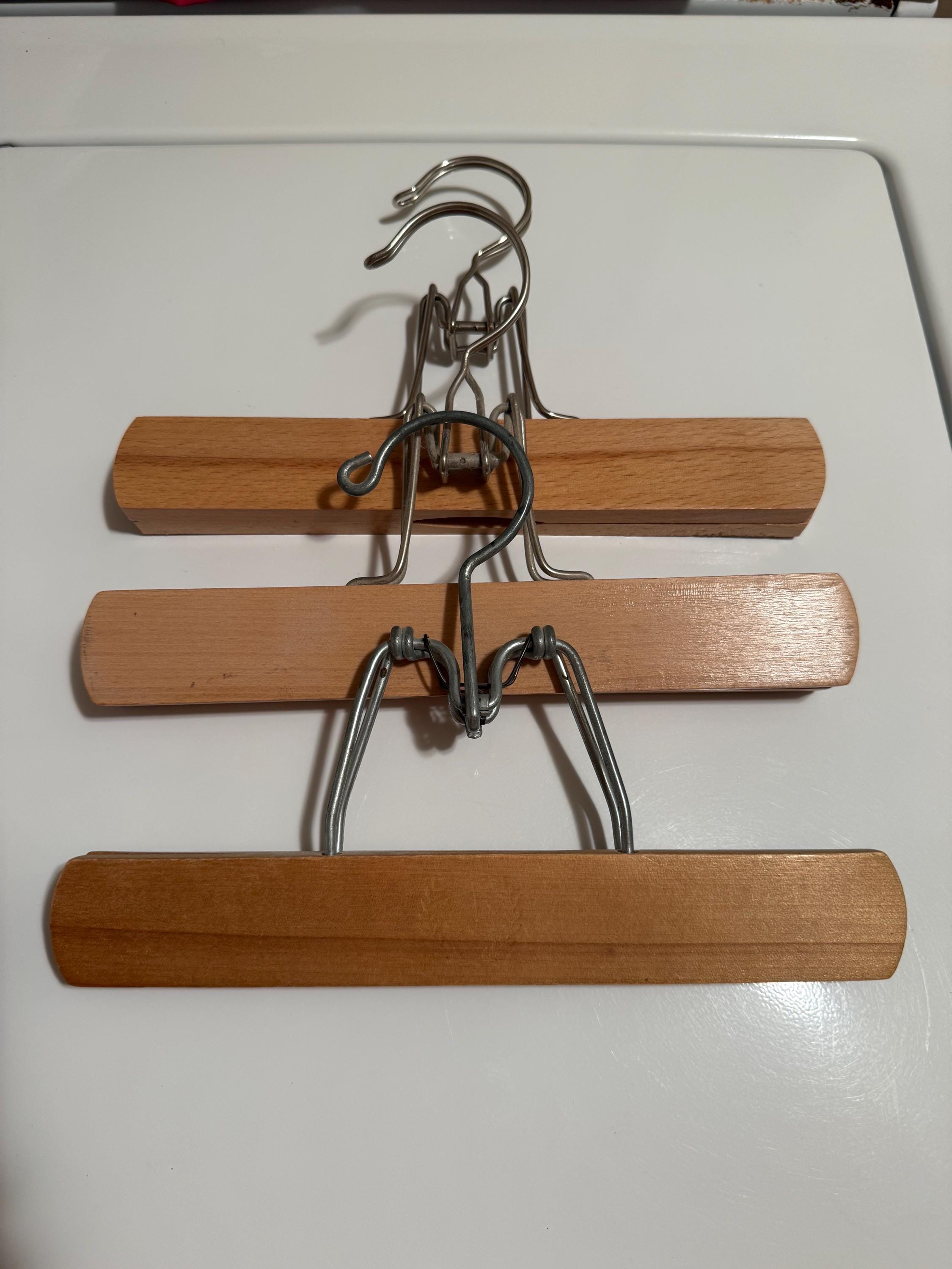Vintage Wood Hangers - Etsy