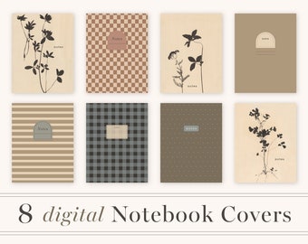 Digital Notebook Covers, Digital Note Book Covers, Goodnotes Covers, Notability Covers, digital note covers, for ipad and tablet, 104