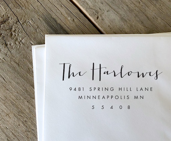 custom return address stamp