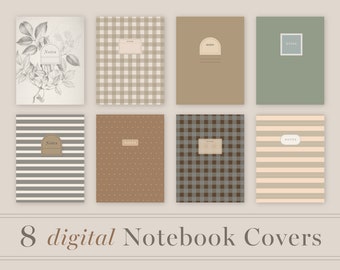 Digital Note Book Covers, Goodnotes Notebook Covers, Notability Notebook Covers, Digital book Cover, Digital Covers, Floral iPad Covers, 105