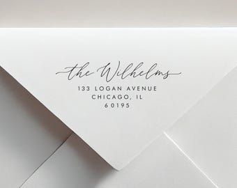 Personalized Return Address Stamp: Custom Self-Inking Stamp