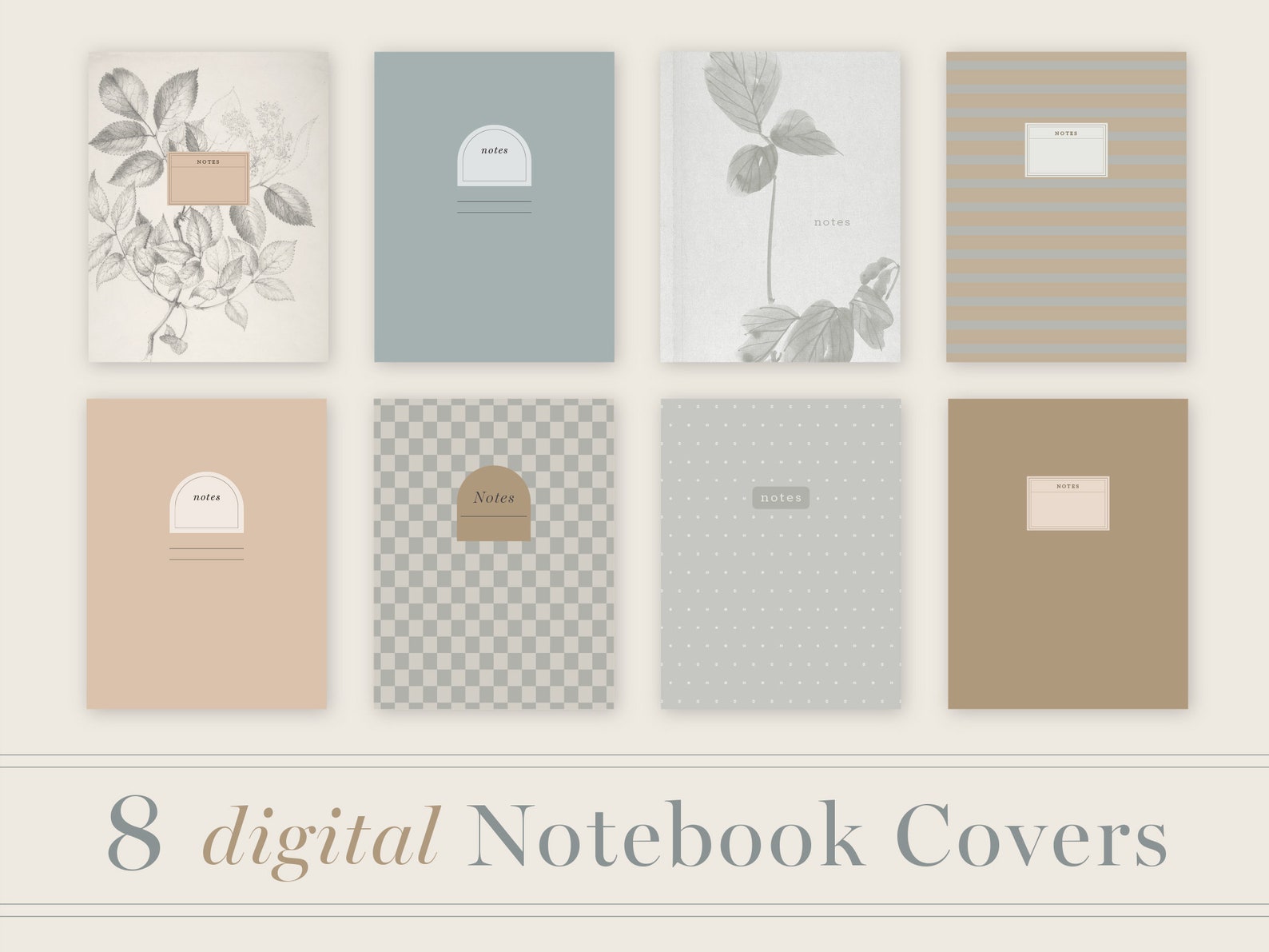 Digital Notebook Covers Goodnotes Cover Digital Note Covers Etsy