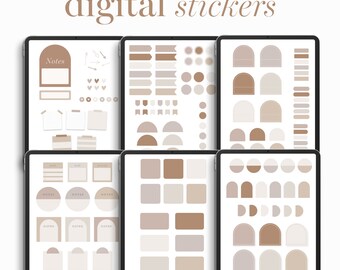 Pre Cropped Digital Stickers, Goodnotes Stickers Journaling, Digital Sticker, Goodnotes Stickers Set, Digital Sticky Notes