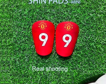 Custom Manchester United Mini Shin Guards, Personalized Soccer Protection