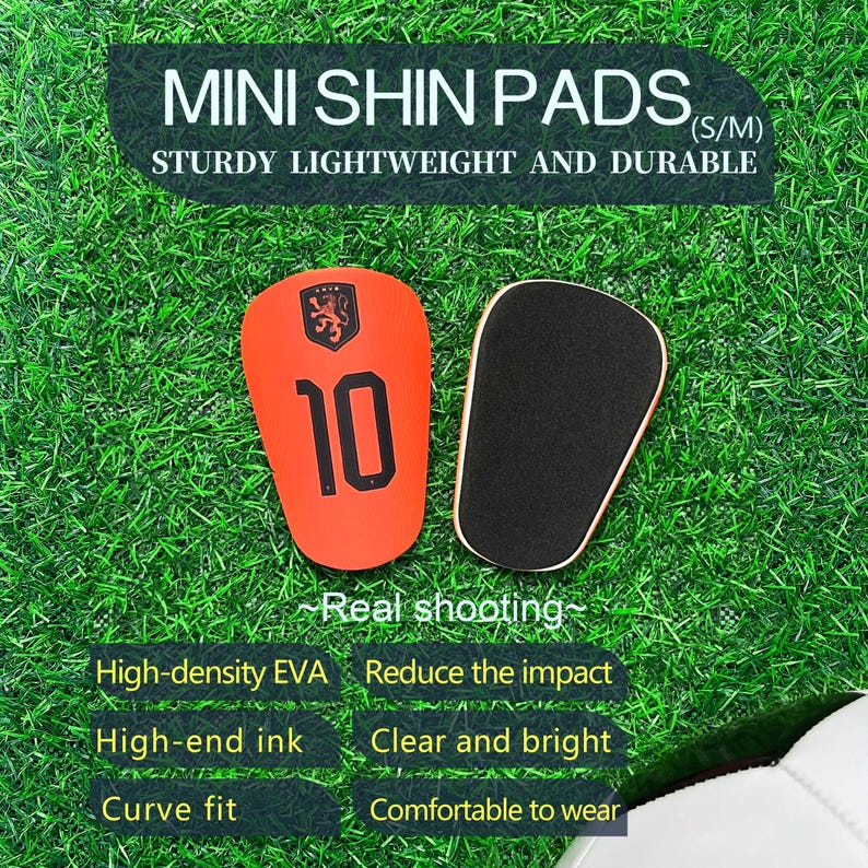 Custom Mini Football Shin Guards, Netherlands National Team Soccer ...