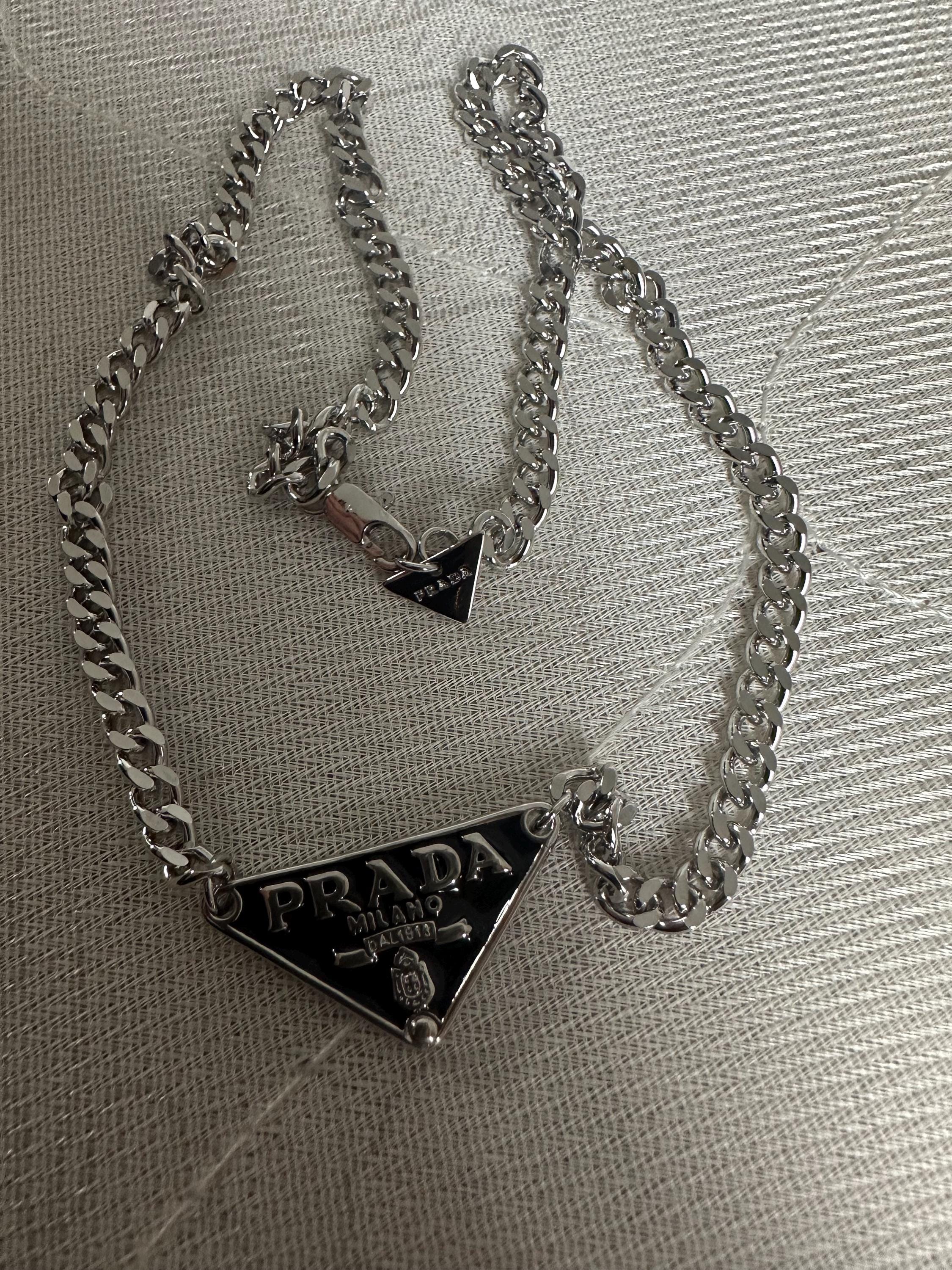 Prada necklace triangle - Etsy 日本