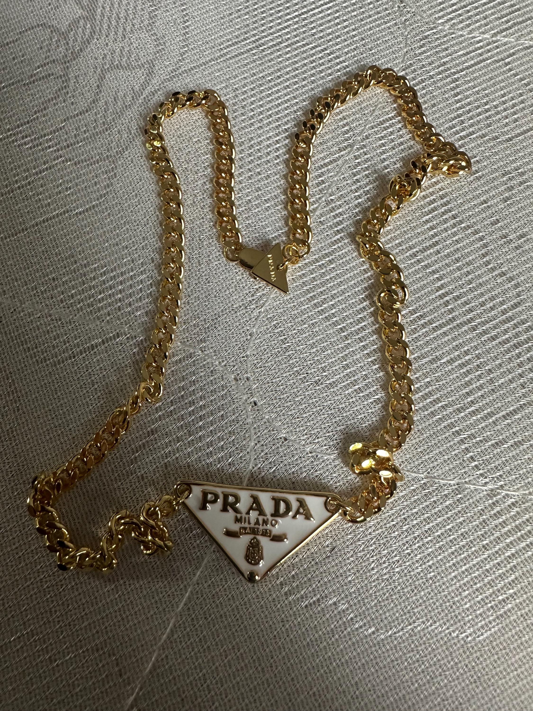 Prada triangle necklace - Etsy 日本