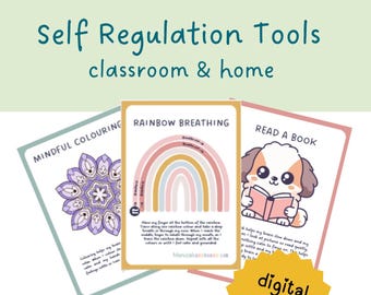 Calm Corner Strategy Posters | Self-Regulation Tools for Classroom | Emotional Regulation Printables | Behaviour Support | ADHD Support