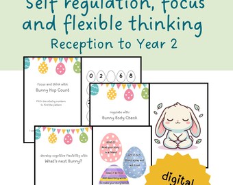 Easter Executive Function Activity Journal | Printable Kids Journal | Focus, Self-Regulation & Flexible Thinking R–2