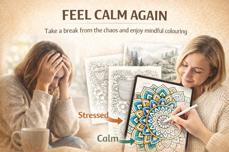 Printable Coloring Pages for Adults, 40 Mandala & Relaxing Designs ...