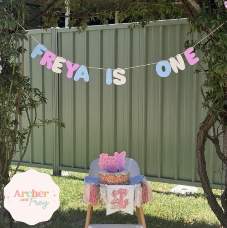 3D Printed Letter Bunting Garland - Etsy