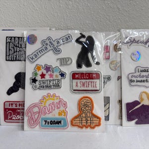 Pop Star Inspired Embroidered Iron-On Patch - Songwriter Aesthetic Badge - Music Lover Gift
