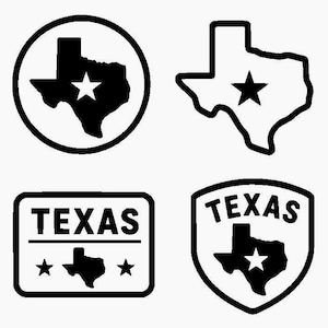 Texas Patch SVG Bundle – Digital Download – Texas State Outline SVG