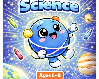 Aion Learns Science Coloring Book: Ages 6-8 STEM Activity (Printable)