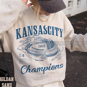 Kauffman Stadium Vintage Sweatshirt, Kansas City Baseball Washed T-Shirt, Game Day Oversized Comfort Colors Tee