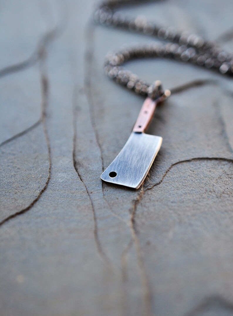The Butcher II. UNISEX. Butcher Knife Necklace. Small Meat Etsy