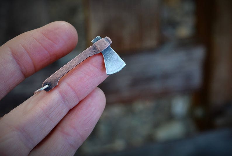 The Woodsman Axe Necklace Mini Movie Weapon Tomahawk Etsy