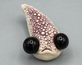 Margot, Purple Bumpy Slug Sculpture