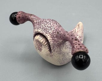 Horace,  Sad Purple Slug Sculpture
