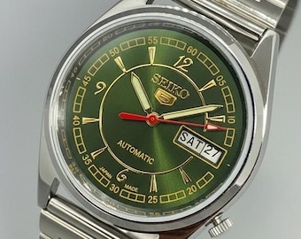 Montre automatique Seiko 5 vintage pour homme