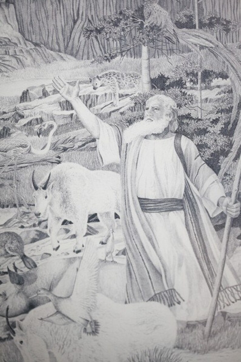The Covenant - Noah's Ark Print - Etsy