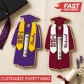 Personalized Graduation Money Holder, Class of 2026 Wooden Gift Card Holder
