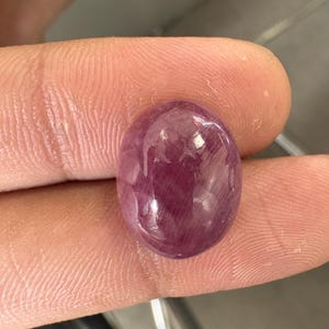 15.18 Carats Natural Ruby smooth oval cabochon gemstone