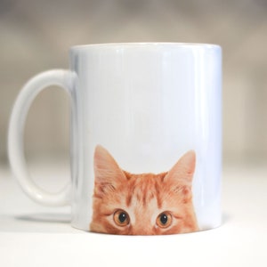 Red Tabby Cat Mug Cat Lover Funny Cat Mug Cat Gift Kitty Cat Mugs Crazy Cat Owner Cat Owner Gift Cat Obsessed Kitty Mugs image 1