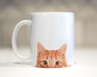 Red Tabby Cat Mug - Cat Lover - Funny Cat Mug - Cat Gift - Kitty Cat Mugs - Crazy Cat Owner - Cat Owner Gift - Cat Obsessed - Kitty Mugs