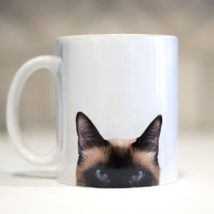 Black Cat Mug Cat Lover Funny Cat Mug Black Cat Gift Kitty Cat Mugs Crazy Cat Owner Cat Owner Gift Cat Obsessed Kitty Mugs Siamese