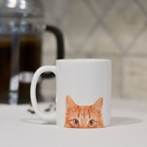 Red Tabby Cat Mug Cat Lover Funny Cat Mug Cat Gift Kitty Cat Mugs Crazy Cat Owner Cat Owner Gift Cat Obsessed Kitty Mugs image 4