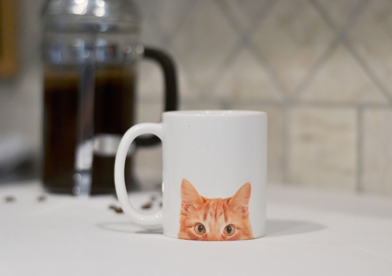 Red Tabby Cat Mug Cat Lover Funny Cat Mug Cat Gift Kitty Cat Mugs Crazy Cat Owner Cat Owner Gift Cat Obsessed Kitty Mugs image 4