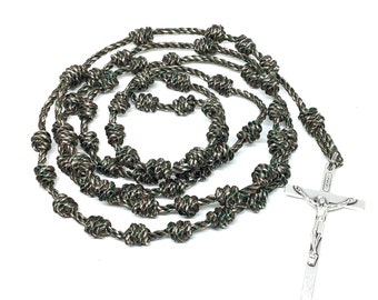 Schnurgeknotet Rosenkranz Camouflage
