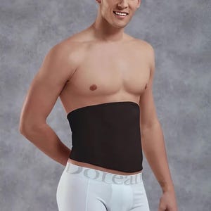 Faja reductora de cintura para hombre: moldeadora transpirable con control abdominal
