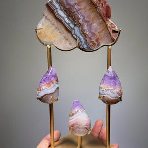 Crystal Cloud Ornament: Healing Stone Raindrops (18 Variations)