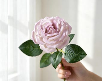 Handmade Ceramic Rose, Everlasting Rose Flower, Decorative Floral Stem, Ceramic Flower Gift, Wedding Home Decor