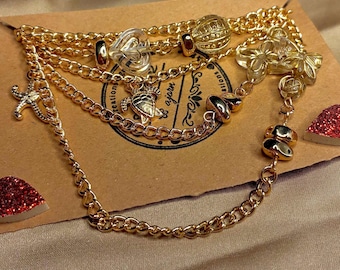 Gold Elegante Taillenkette