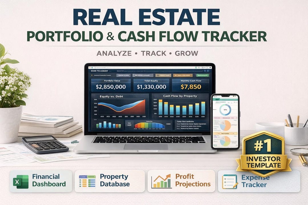 Rental Property Spreadsheet Excel | Landlord Financial Tracker ...