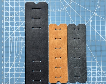 Genuine Leather Binder Ring Wrapper for 4-Ring 3-Ring 6-Ring Planner Replaceable A6 Journal Ring Protector | A5 A7 Binder Ring Cushion Pad